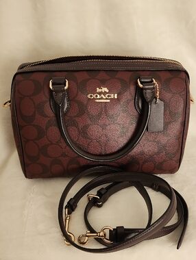 Coach Rowan Signature Satchel